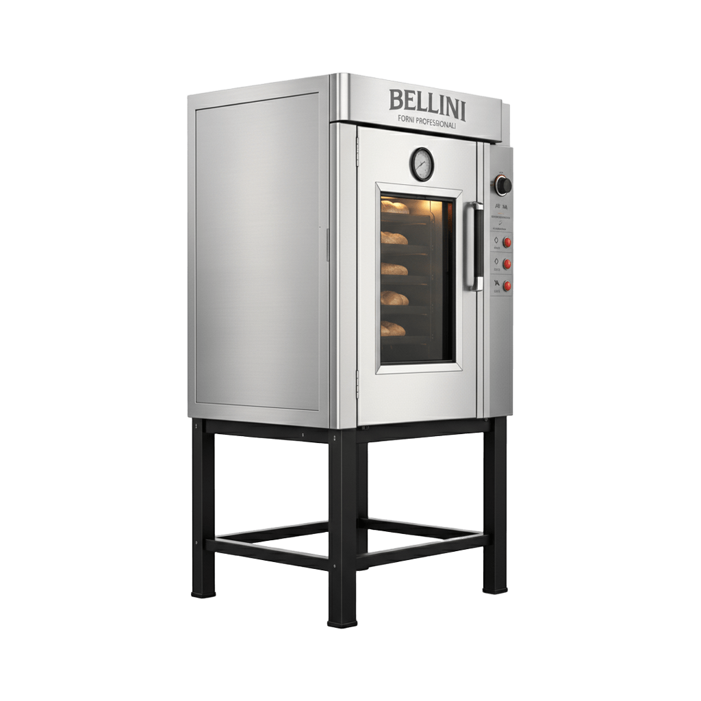 Vista del horno industrial, ángulo 1